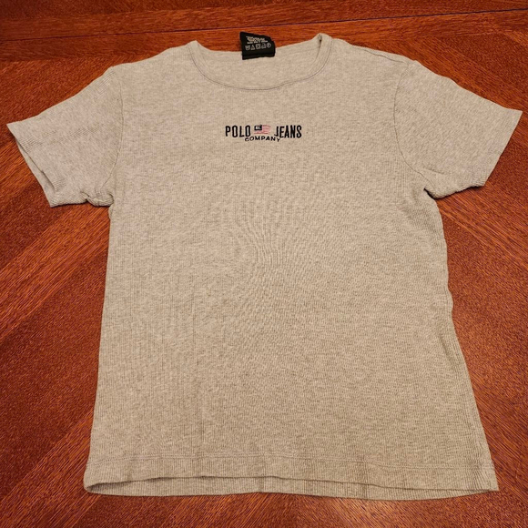 Polo Ralph Lauren Tops - Women's Polo Jeans Co. Ralph Lauren Gray Short Sleeve Tee L A2